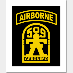 Mod.1 Geronimo 509th Airborne Parachute Infantry Posters and Art